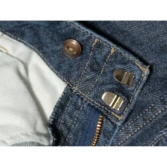 Fillmore American Rock Jeans Womens 35 in Waist Size 31 Dark Wash Denim Straight - Picture 10 of 15